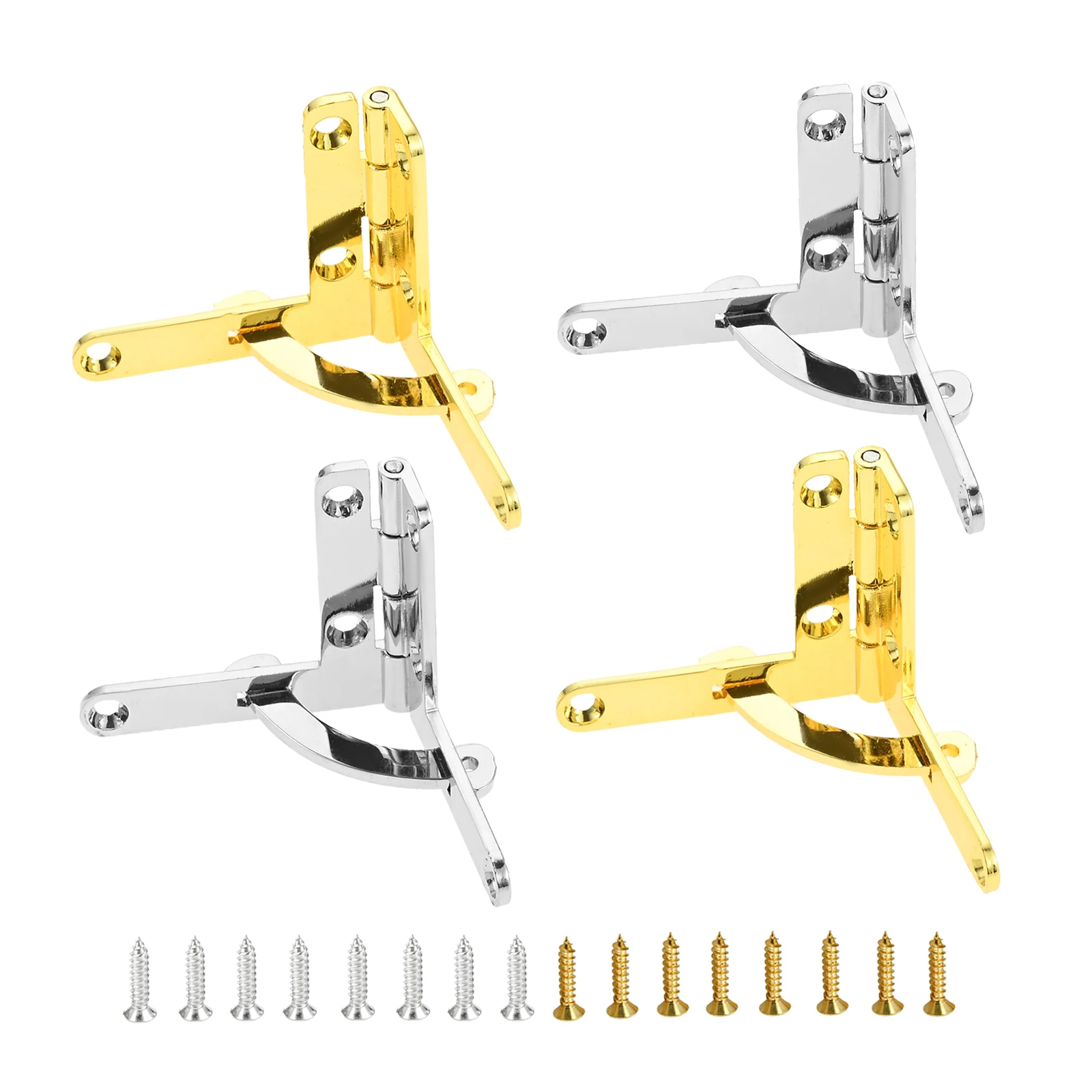 2pc 3.3*3cm Adjutable Hinge for Storage Boxes Accessory Boxes Watch Boxes Jewelry Watch Box Wooden Lid Hardware Furniture Hinges