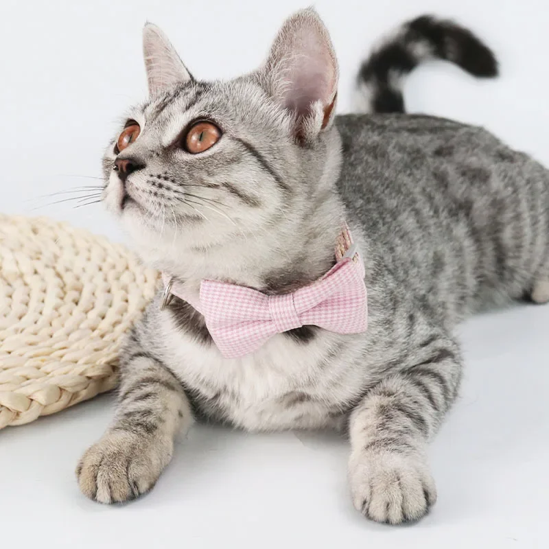 Adjustable Cat Bow Tie Collar 1