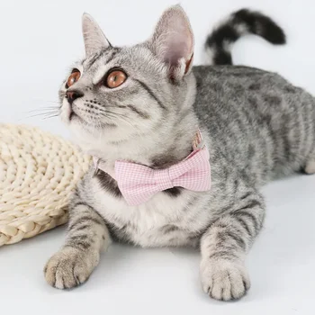 Adjustable Cat Bow Tie Collar 1