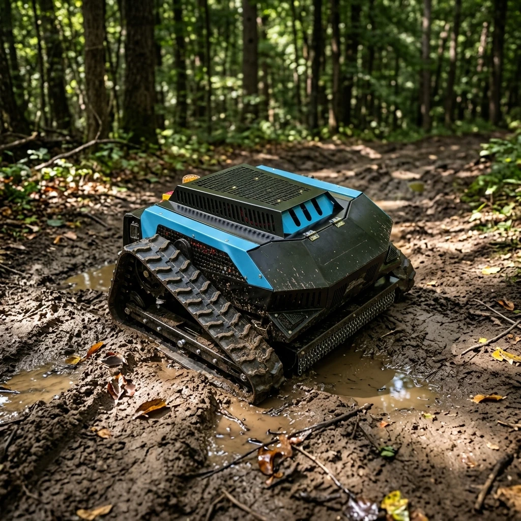 Hot-selling Mini Lawnmower Tracked Remote-controlled Lawnmower Equipped with Engine and Motor Core Components