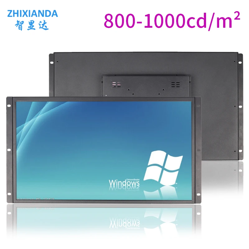 

23.8 Inch 1000cd/m² FHD 1920x1080 LCD Touch Monitor Display PCAP Screen Industrial Display for Qutdoor Self-service Kiosks