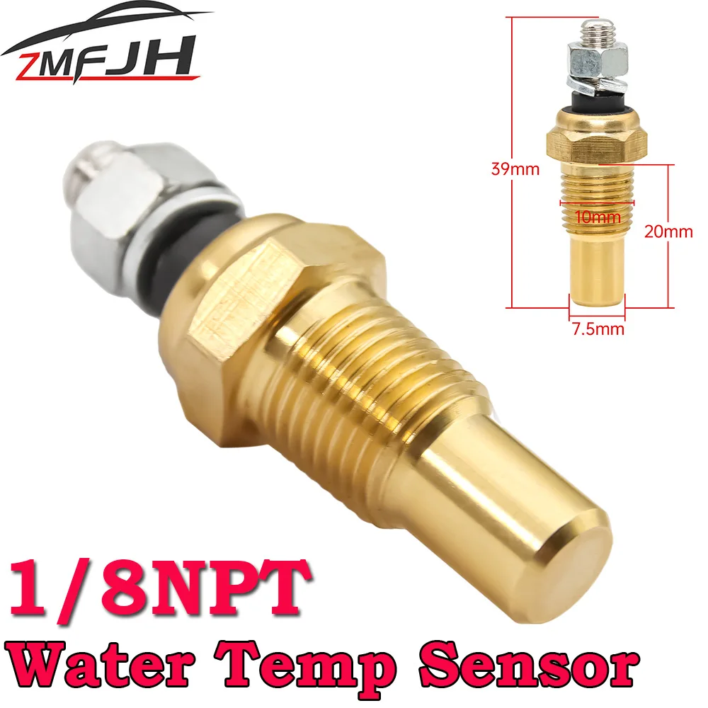 1/8 NPT Marine Boat Water Temp Sensor Racing Car Oil Temp Sensor Water temperature Sensor Water Temp Sensor Gauge Sensor