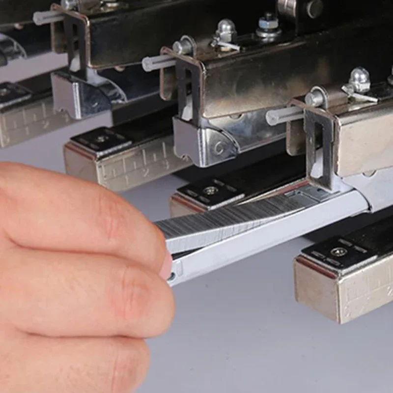 2/3/4-Head Box Stapling Machine, Fully Automatic Stapling Machine, Dual-Head Stapler for Office Use, Electric Stapling Machine