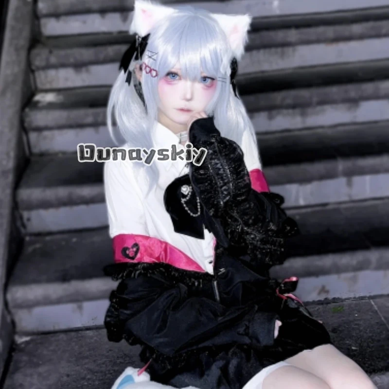 Yoisaki Kanade Cosplay Costume for Halloween Christmas Role Playing Party Comic Exhibition Game PJSK Skirt Women Dress Party