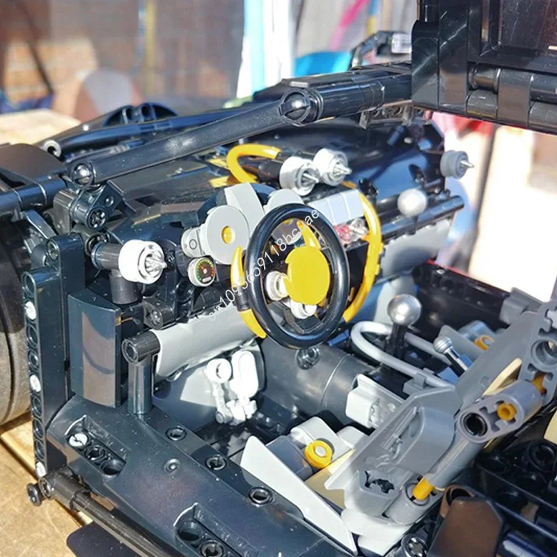 4706 Uds. MOC Pagani Huayra BC modelo técnico bloques de construcción arquitectura DIY Idea educación ladrillo regalos de navidad juguetes para niños