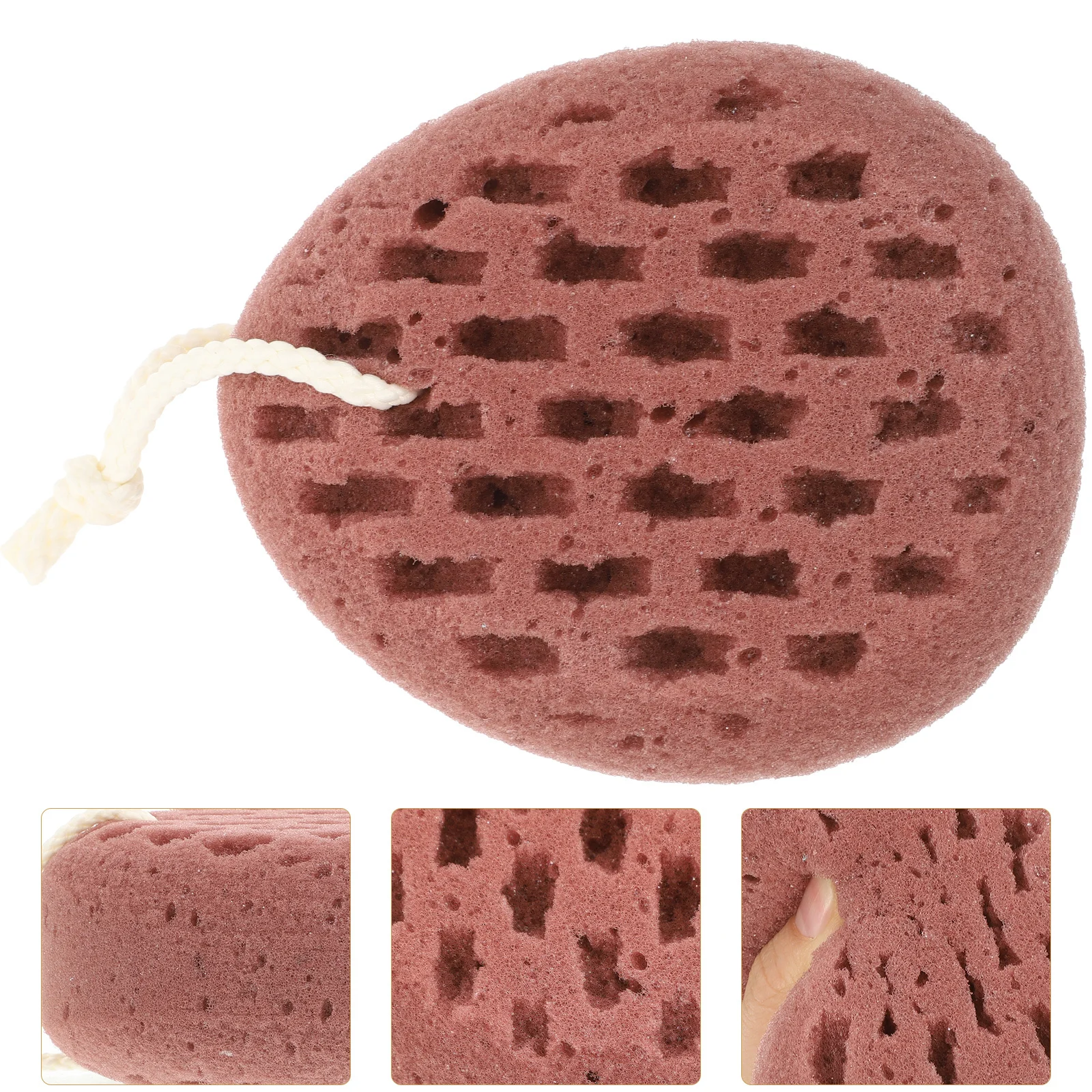 

1pcs Bath For Shower Back Exfoliating Back Bath Scrubber Body Cleaning Tool Body Cleaning Sponge Soft Bathing Sponge
