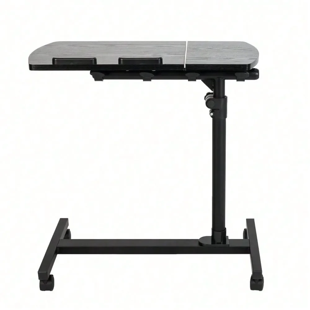

computer desk table office deskLifting Computer Desk With 4 Wheels Black