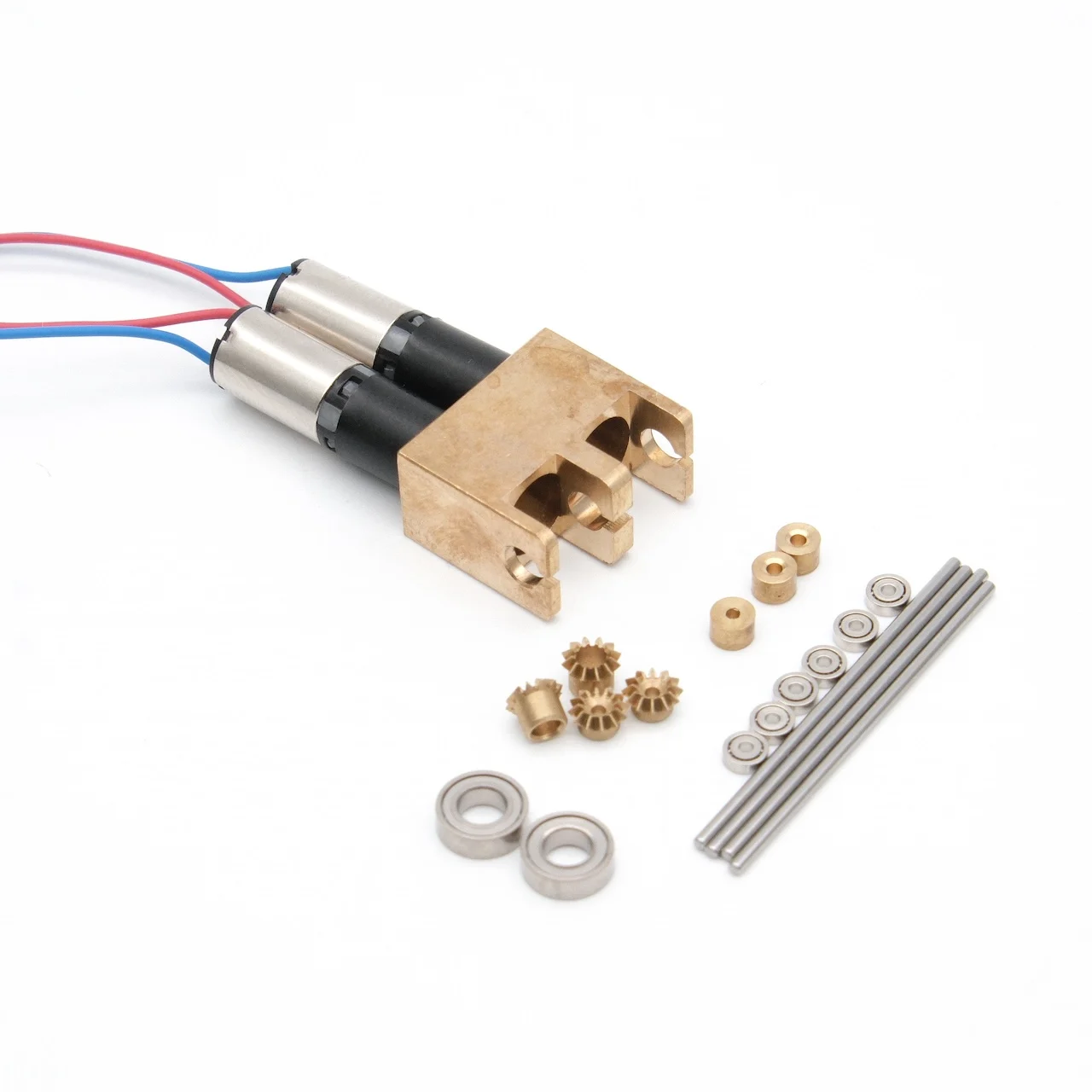 

1: 1 Micro Tank Model Wave Box DIY Excavator Track Car Metal Gearbox Wheel Power Transmission