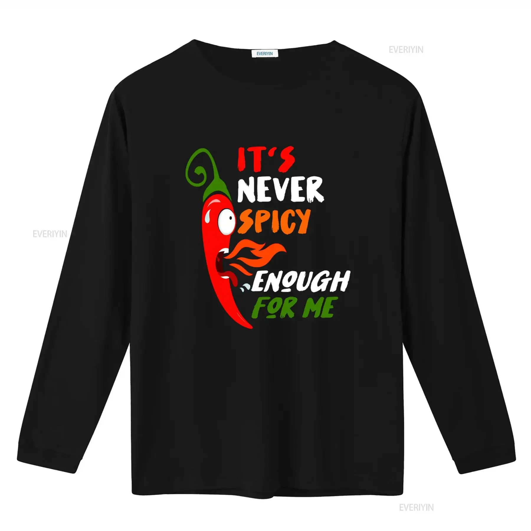 Chili Red Pepper Funny T Shirt for Hot Spicy Food Sauce Lovers It's Never Enough Design Sizes S to 5XL vintage Washed