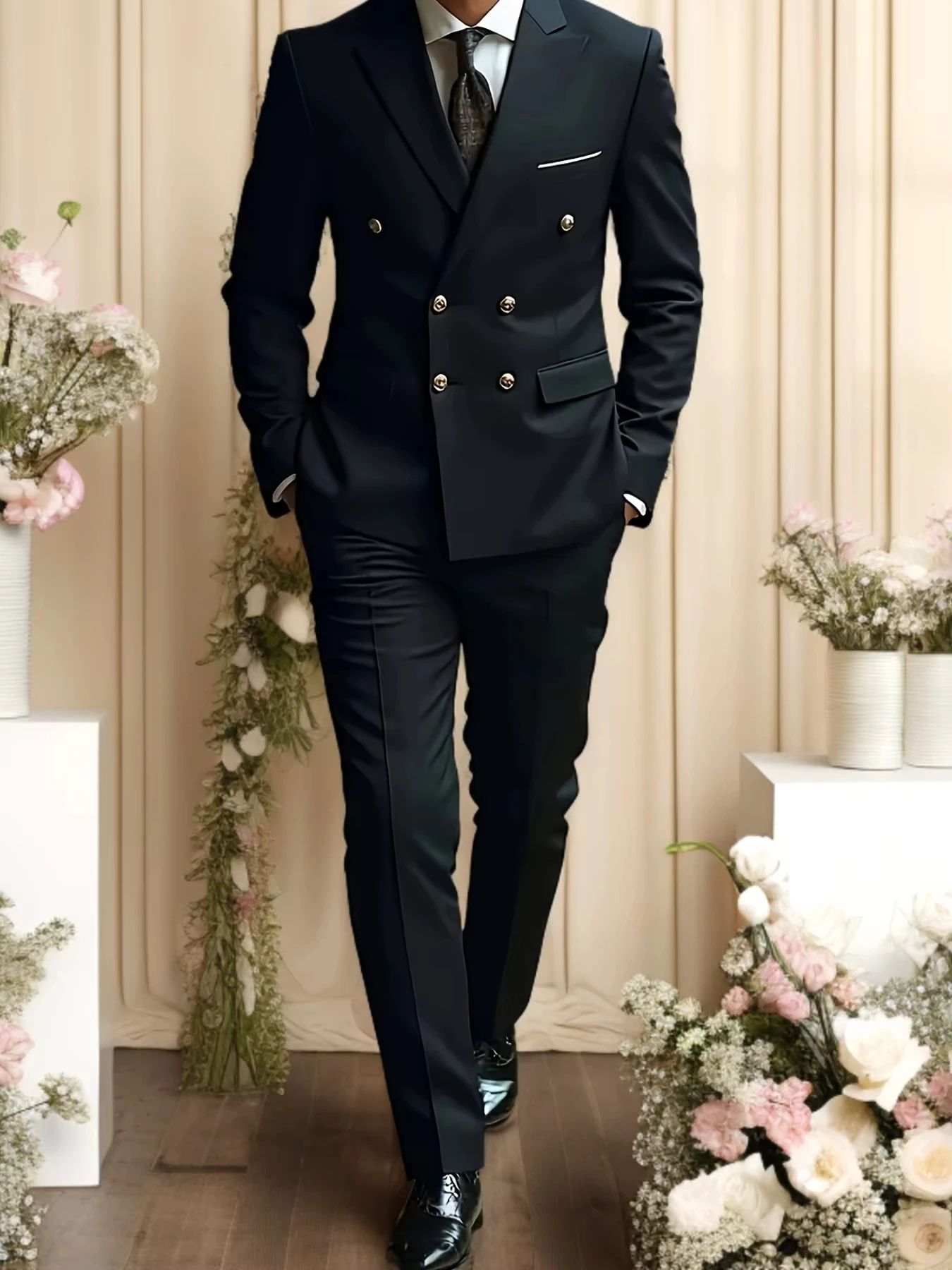 Men Formal Wear Fashion - Men's 2Pcs Suit Set Including Jacket