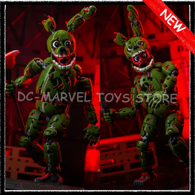 En Stock Springlock T13 Springtrap T13 3d impreso cinco noches en Freddy'S 3 figura de acción móvil multiarticulada Shapeshift juguete