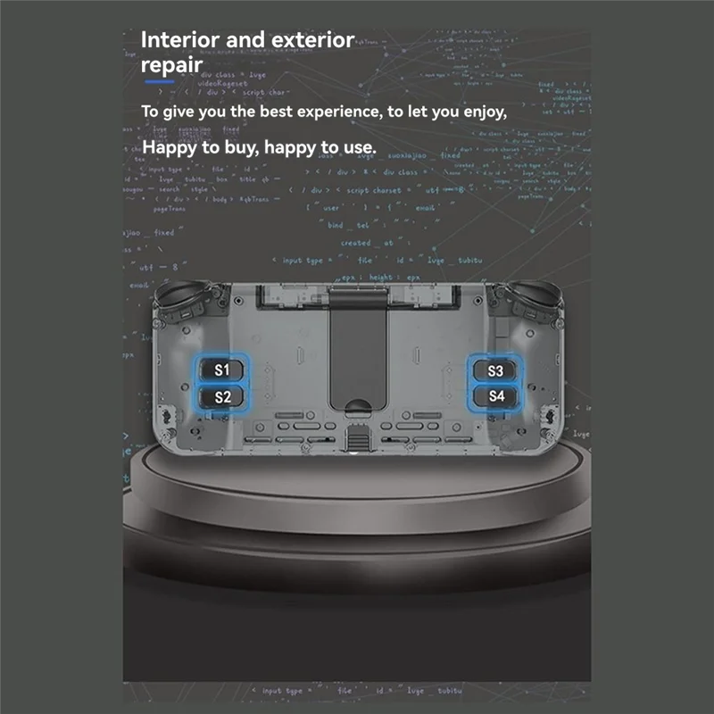 ABJF-Gaming Controller สําหรับสวิทช์ RGB Lighting,Dual Vibration,6-Axis Gyro คอนโทรลเลอร์เกมแบบมีสาย C