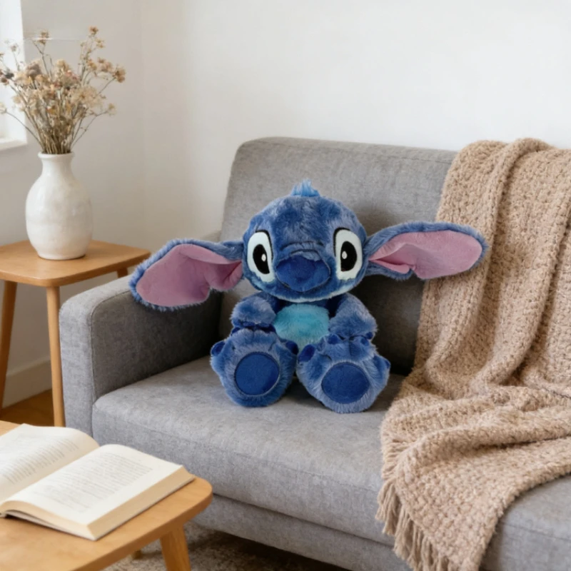 

1pc Luminous Stitch Plush Doll Cartoon Children's Sleep Soothing Doll Cute Children's Bedtime Music Soft Doll Gift