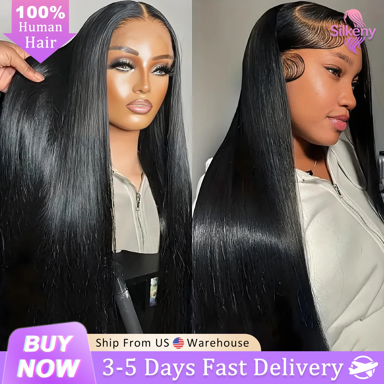 

40-дюймовые прямые парики с кружевной передней частью, плотность 250, из бразильских человеческих волос, с предварительно выщипанными детальными волосами, 13x6, прямые парики с кружевной передней частью