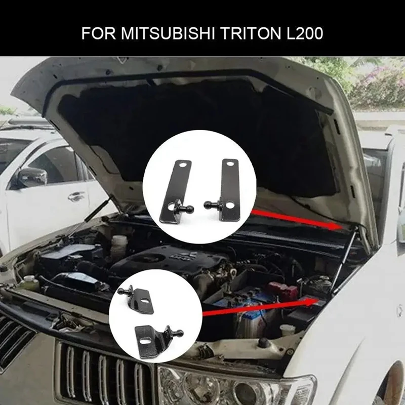 Super Sale 1 Pair Front Hood Bonnet Gas Strut Spring Shock Lift Support for Mitsubishi Triton L200 Strada Hunter 2005-2014
