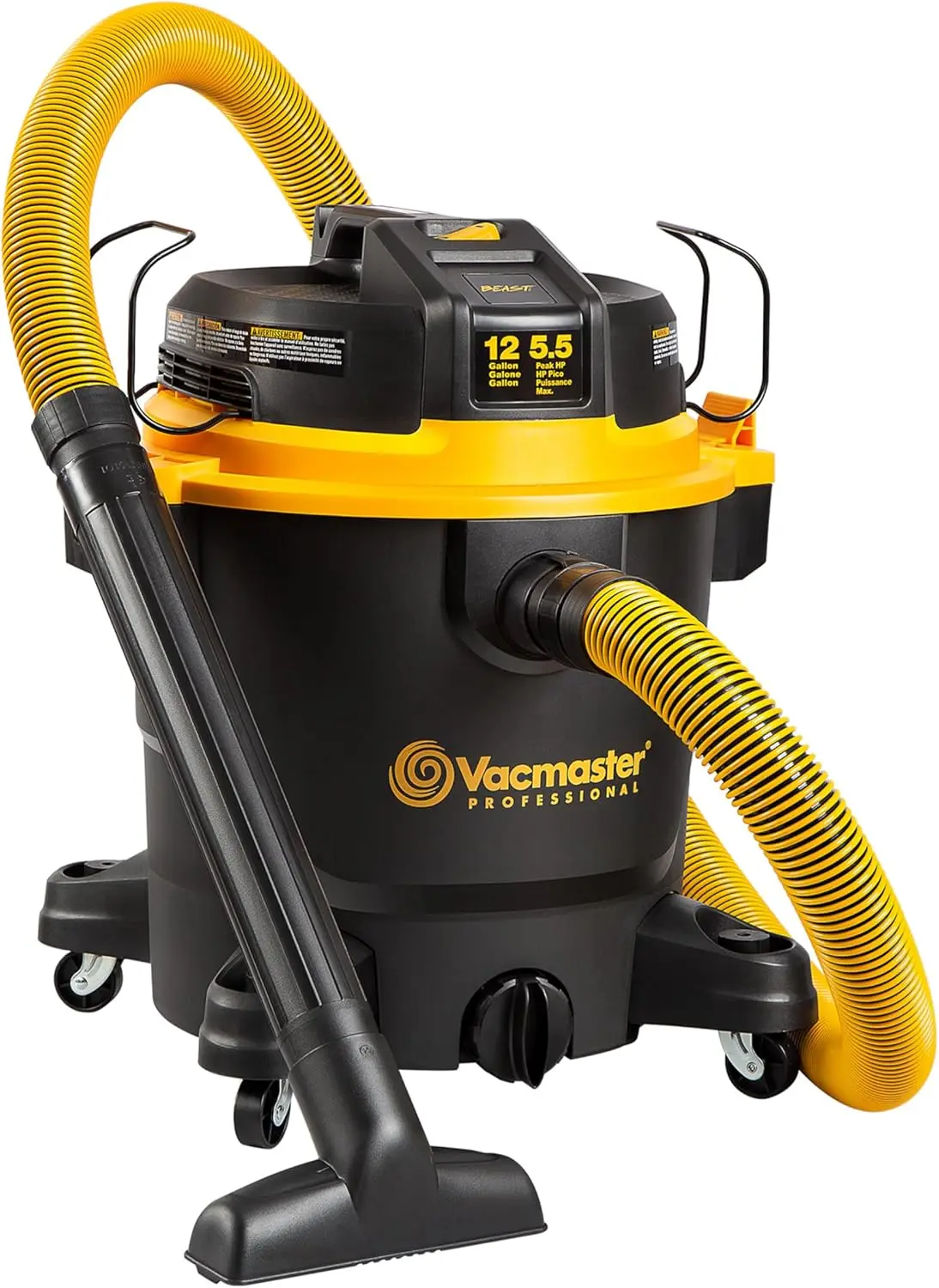

Professional Beast Series 12-Gallon 5.5 Peak HP Wet/Dry Vacuum- VJH1211 PF 0205