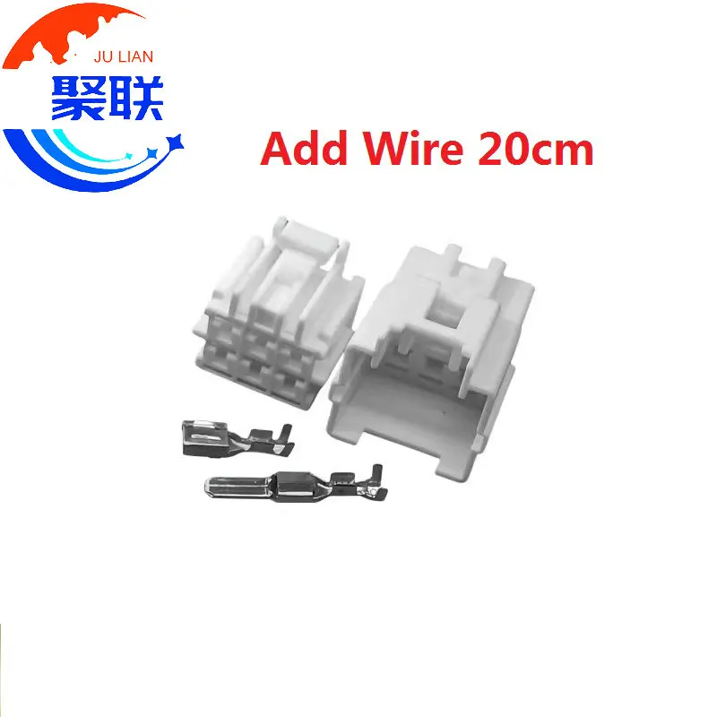 1 комплект, 6 контактов, 6098-2211 6098-1716 MG653992, автоматический разъем «папа-мама», проводка, штекер проводов с штифтом или проводами MG 653992