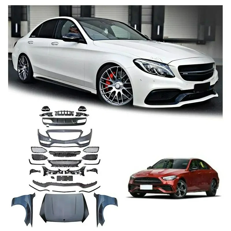 

Retrofit-Ready ForMercedesBenz W205 C-Class C63 Style Fiberglass Body Kit 2015-2018