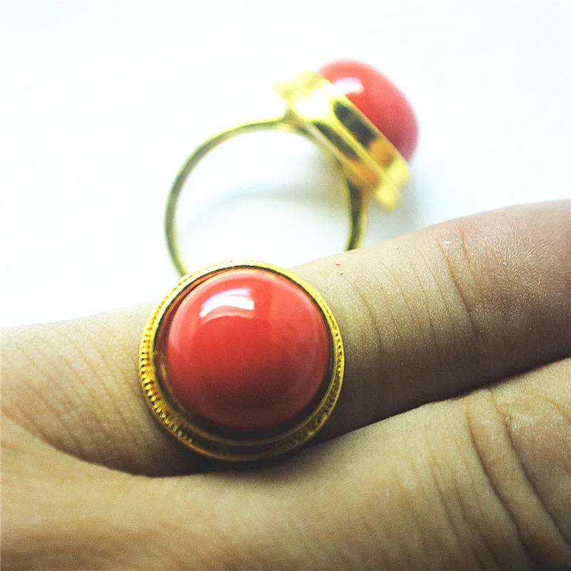 1PC FASHION WOMEN RINGS FINGER WEAR HOLE DIAMETER 16MM ADJUSTABLE SIZE FOR GOOD LUXURY DECORATIONS GOOD QUALITY