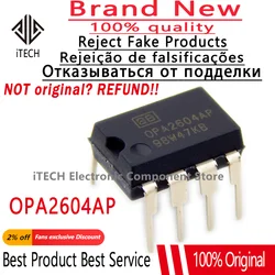 1pcs/lot Original OPA2604AP OPA2604 Double Channel OP AMP For HiFi Audio Amplifier IC Socket