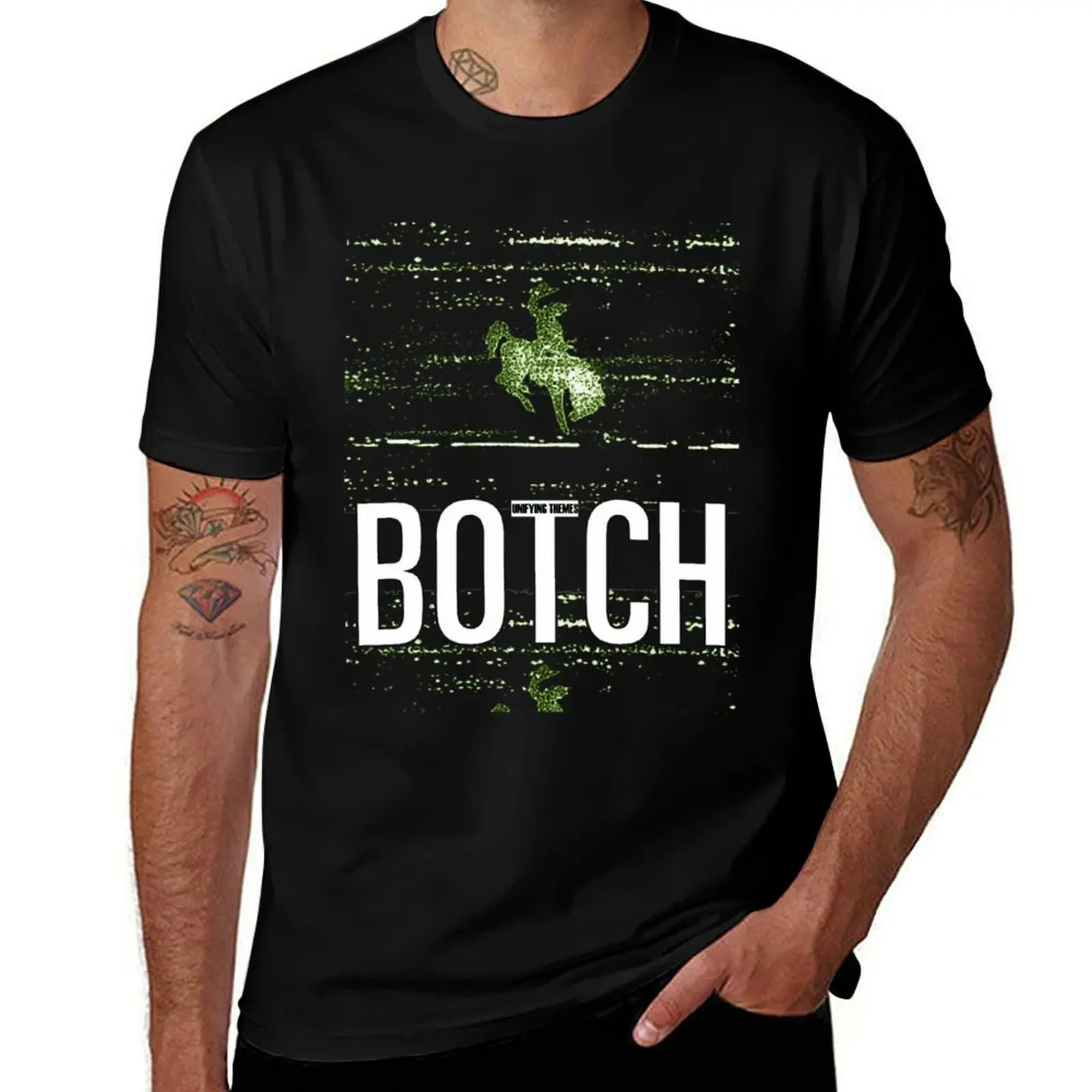 Botch Unifying T-Shirt blue archive anime clothes tees shirts graphic Men's cotton t-shirt