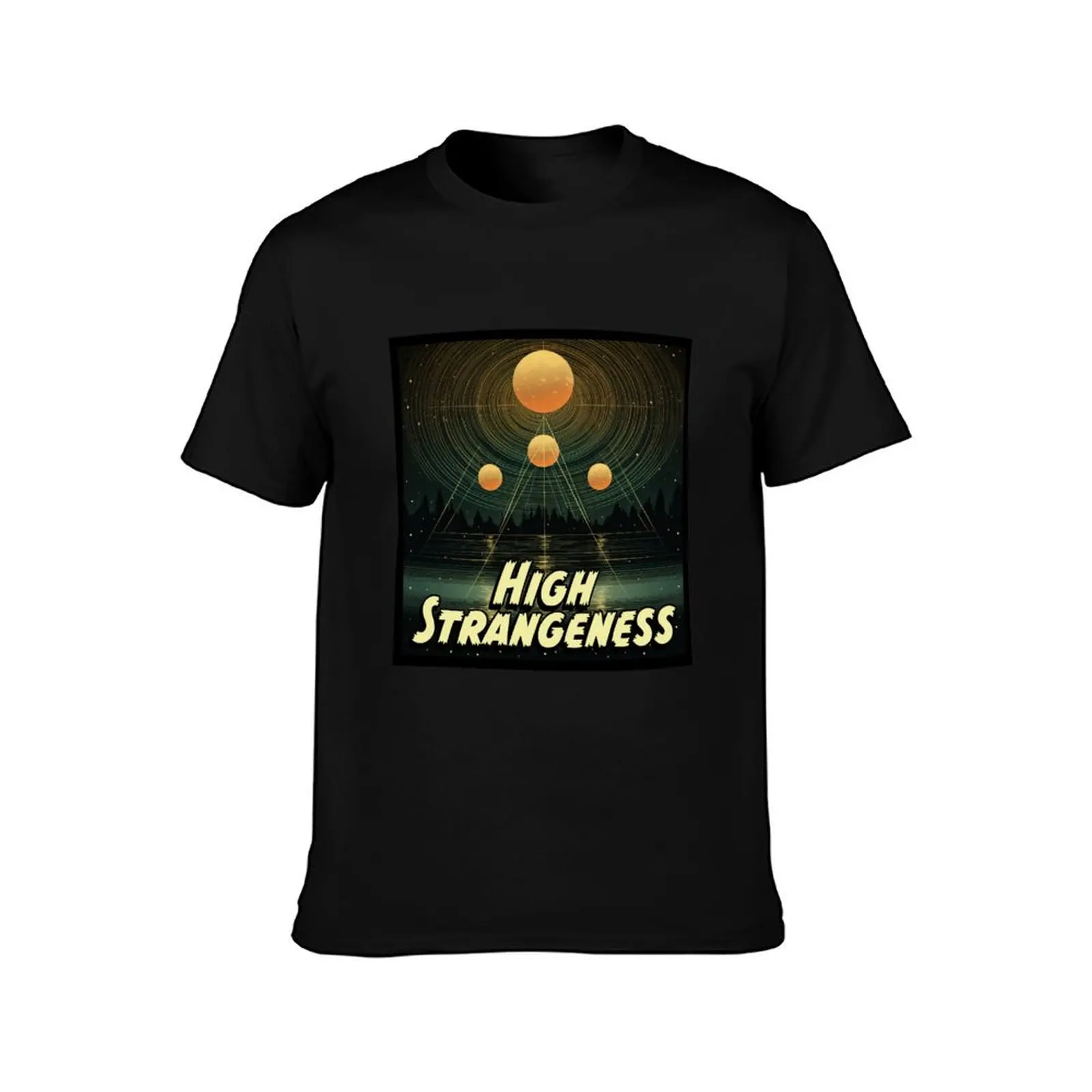 High Strangeness – Lights in the Night Sky T-Shirt Comfortable Daily Wear Tee T-Shirt