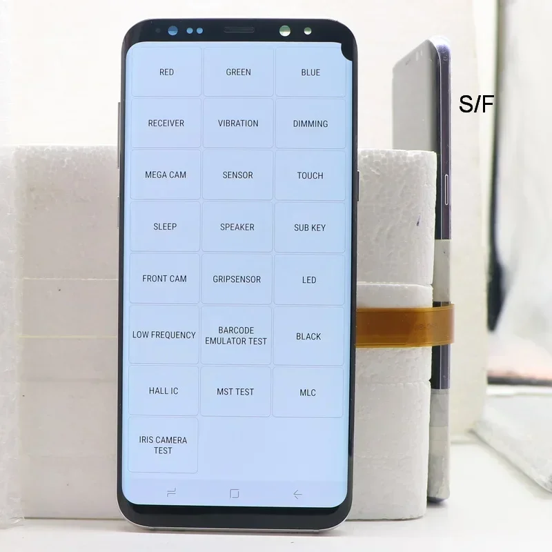 SUPER AMOLED S8 + tela LCD para Samsung Galaxy S8 Plus LCD G955 G955F G955U G955F/DS Display Touch Screen Digitador Assembléia