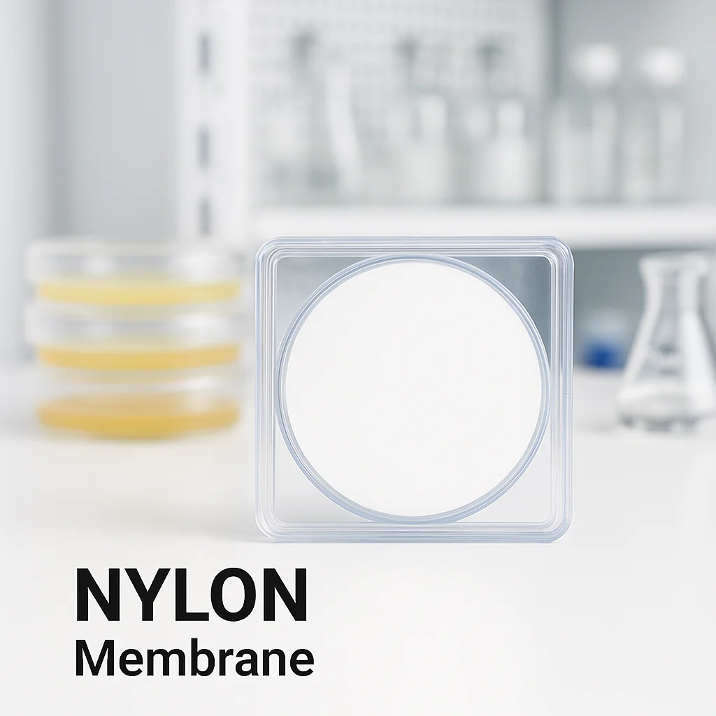 50PCS Organic Nylon Filter Membrane For Laboratory Solvent Extraction Purification Cleanliness Testing Sample Filtration