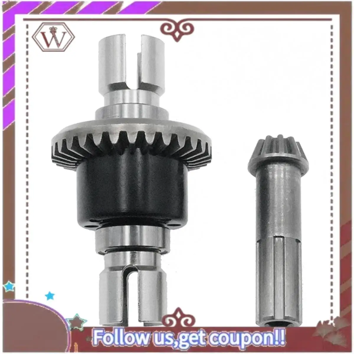 ABBG-металлический дифференциал для SCY 16101PRO 16102PRO 16103PRO RC автомобиля, бесщеточные металлические детали для обновления