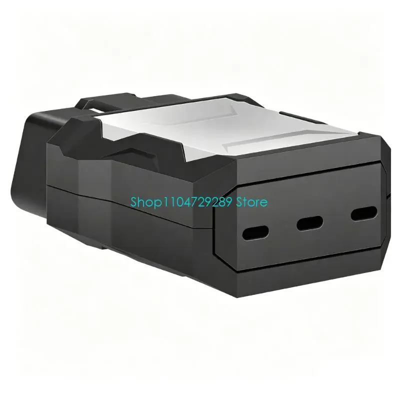 D8KE Small Housing Mode Control Device for Selected Vehicle Port Use, Black Silver Body, Direct Install Language for Order