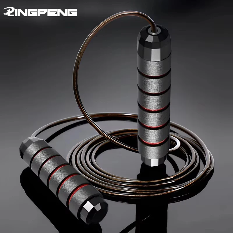 Jump Rope Steel Wire Skipping Exercise Adjustable Jumping Fitness Workout Training Home Sport Equipment Tangle-Free