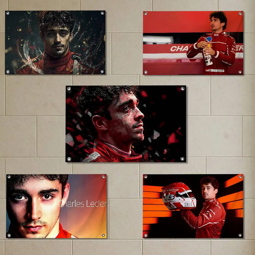 The fastest Charles Leclerc for party camping living room bedroom carnival booth interior decorations Flags