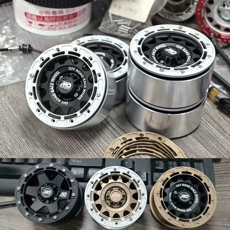 2,6-calowa tłoczona metalowa piasta koła 12/17 łącznik do 1/7 1/8 zdalnie sterowany samochód gąsienicowy pojazd terenowy mk07 4082 h8h części zamienne