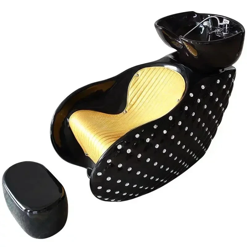 

Furniture Hairdressing Barber Reclining Hair Washing Shampoo Bowl Chair