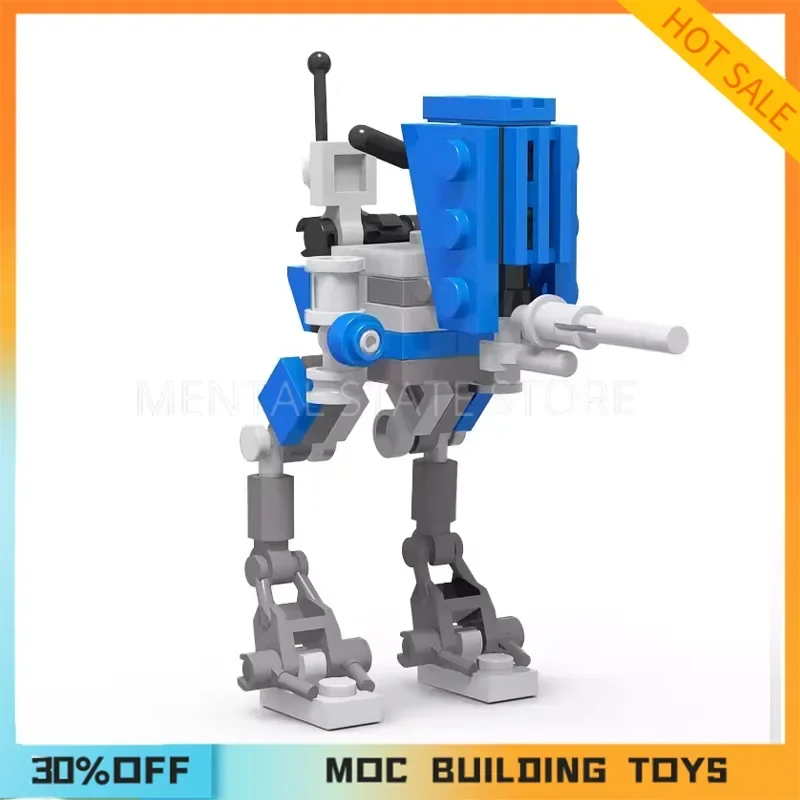 50 pezzi personalizzati MOC Clone Wars macchinari da passeggio blocchi tecnologici mattoni assemblaggio creativo giocattolo educativo regalo di festa