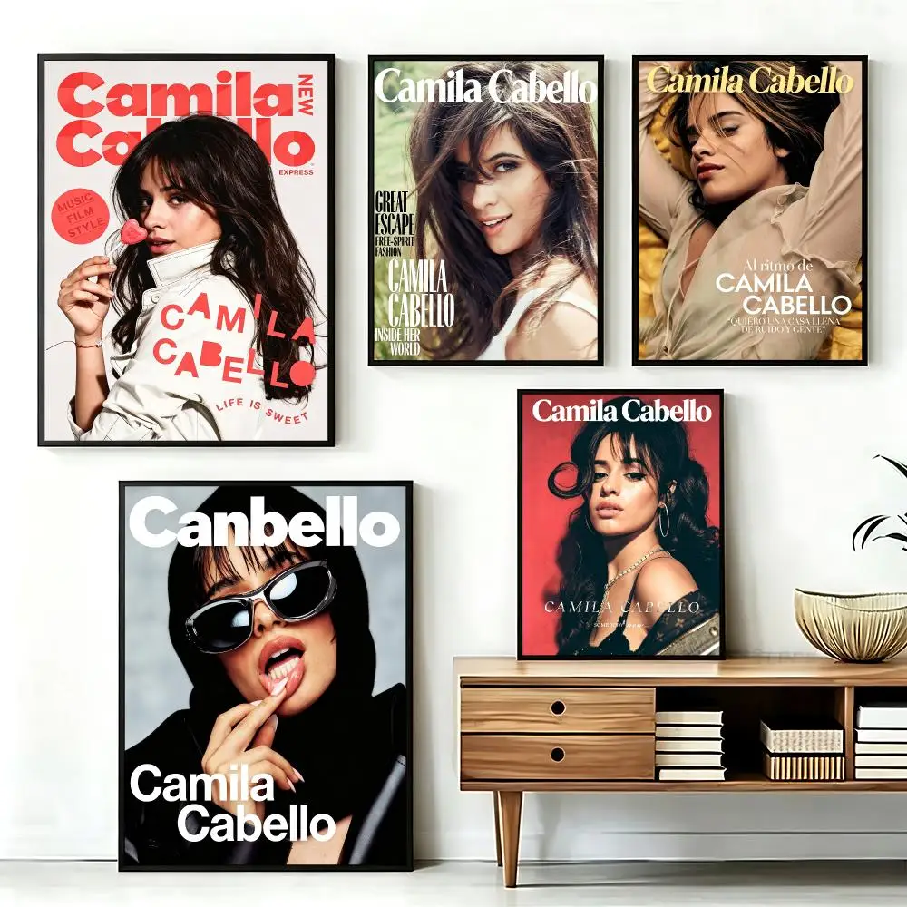music Camila Cabello Poster  Poster HD Printing Fresh and Nordic Home Decor Wall Art for the Living Rooms Hallways Gift Giving