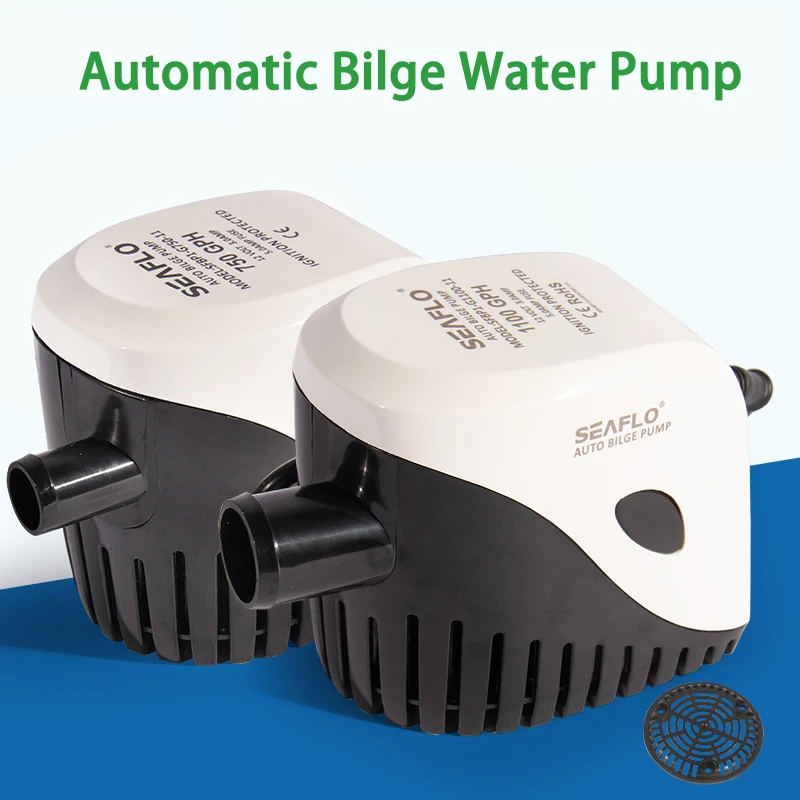 

SEAFLO 750/1100GPH Automatic Submersible Boat Bilge Water Pump Built-in Magnetic Float Switch For Boat Pond DC Bomba De Agua 12v