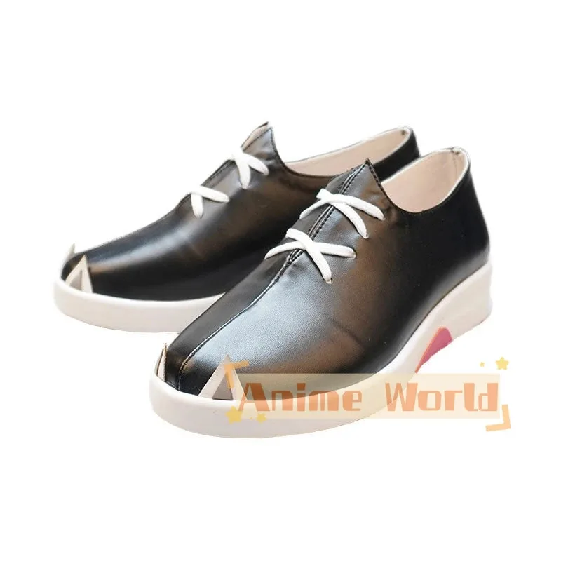 الظاهري YouTuber Nekota Tsuna تأثيري أحذية بو أحذية من الجلد هالوين كرنفال الأحذية مخصص