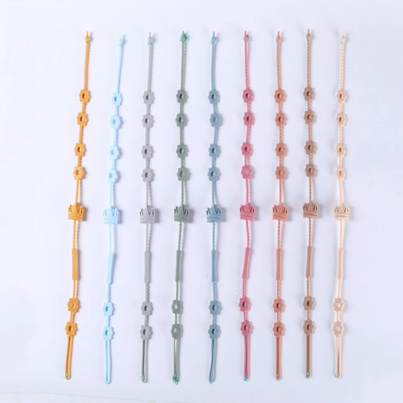 

Pacifier Chain Baby Teether Lanyard Baby Toys Lost Chain Multi-function Lanyard Pacifier Chain