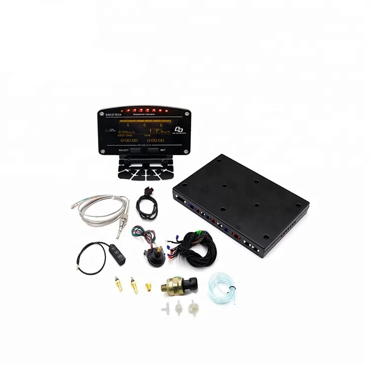 2026 Hot Selling 10 in 1 New Style Performance Digital Meter Digital Tachometer Full Sensor Kit Electrical Car Meter
