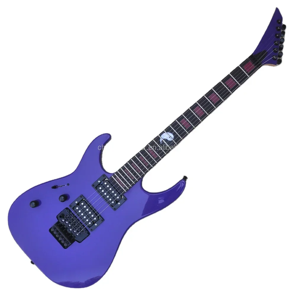 Flyoung Purple Electric Guitar Factory High QUality Guitars Left Handed Electric Guitar