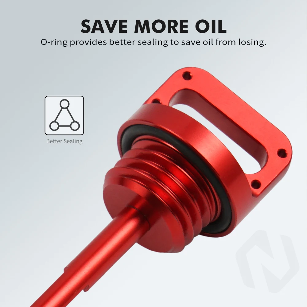 NiceCNC Ölmessstab ATV Aluminium für Yamaha Raptor 700R YFM700RW YFM700RSL YFM700RSE YFM700R YFZ450 Special Edition