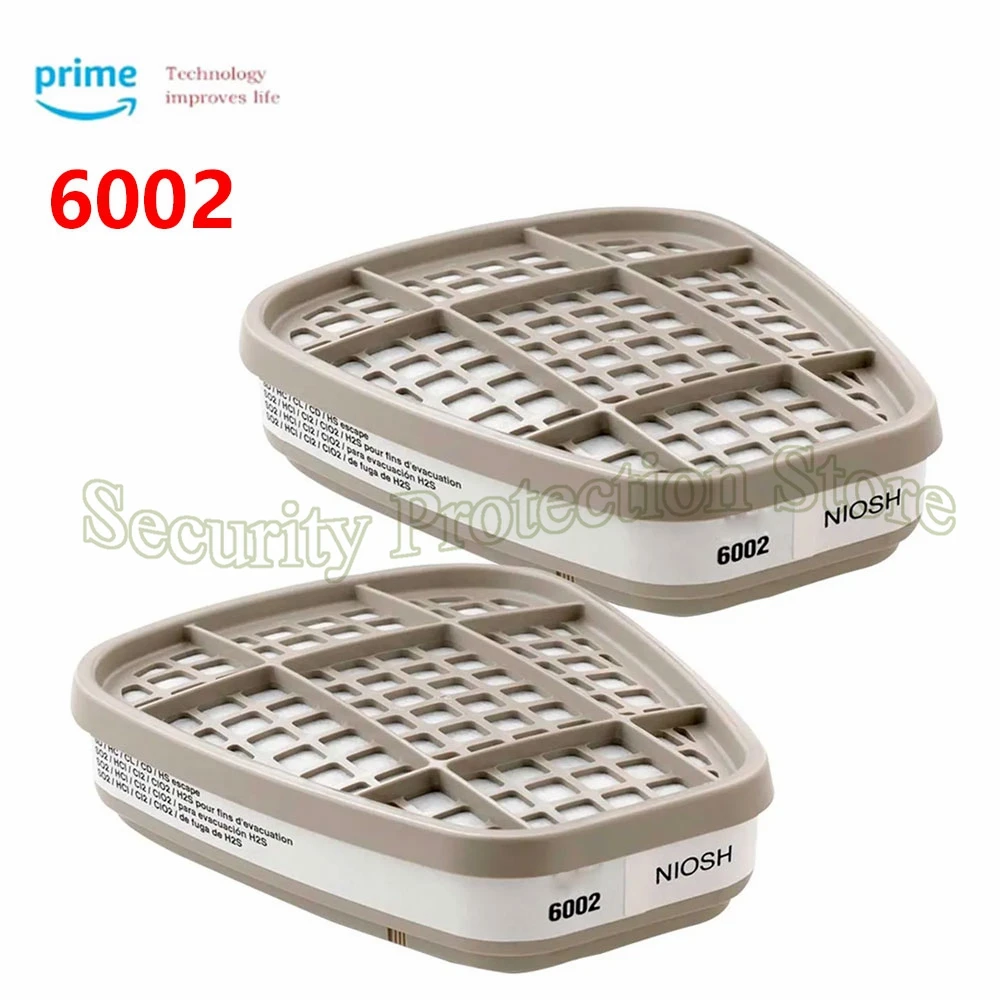 Respirator Cartridge 6002 Helps Protect Against Acid Gases like Chlorine Hydrogen Chloride Sulfur Dioxide Chlorine Dioxide