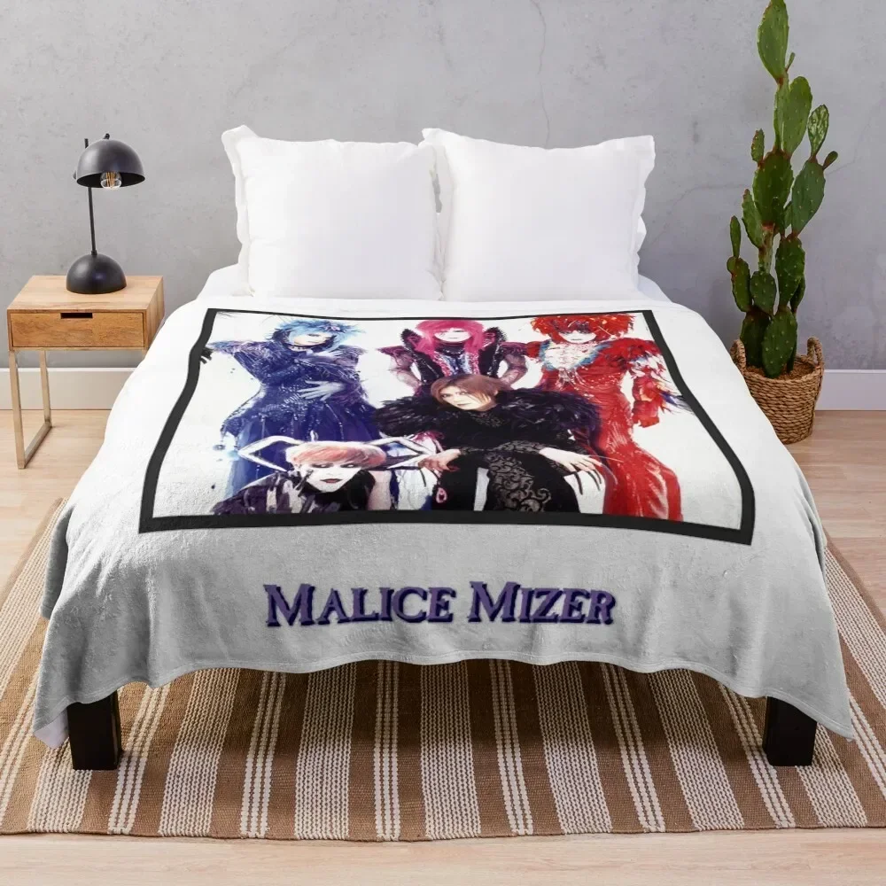 

Lover Gifts malice mizer Retro Vintage Throw Blanket Decorative Beds Travel Extra Large Throw Vintage Blankets