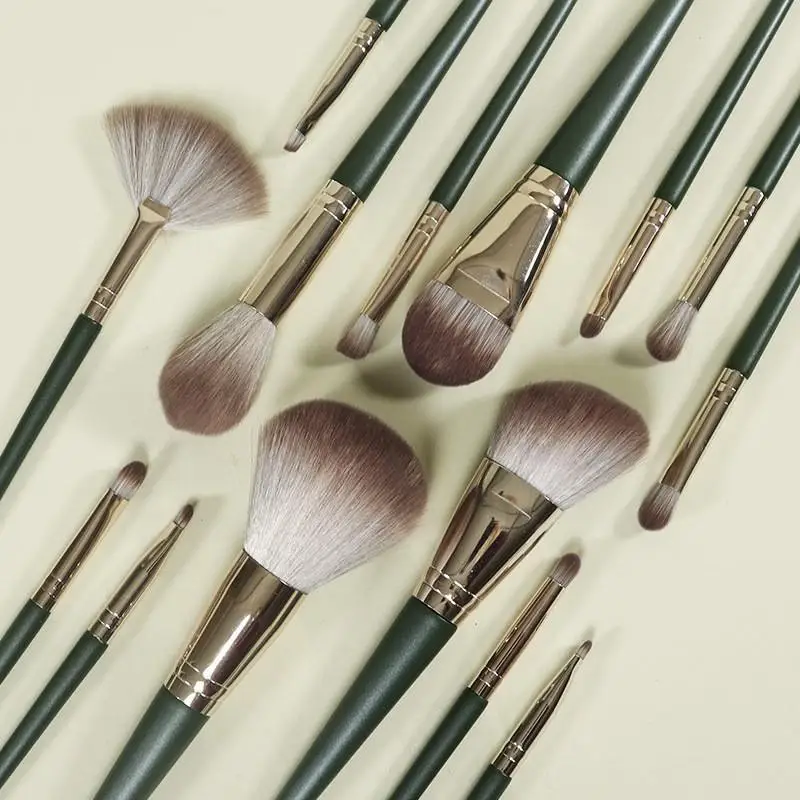 14Pcs Makeup Brushes, Soft Fluffy Cosmetic Set for Foundation Eyeshadow Blush All Kinds of Makeup