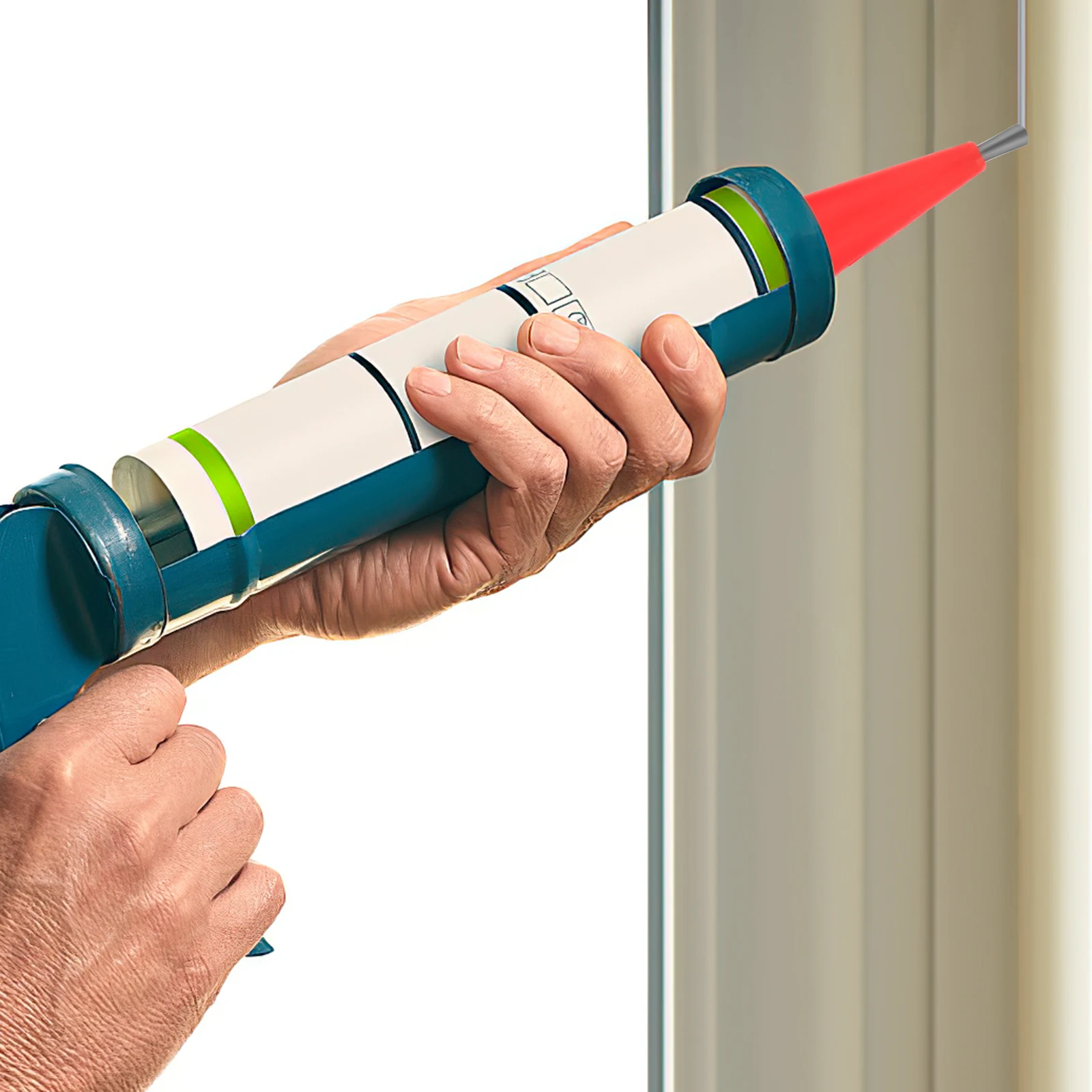 

1 Set Stainless Steel Plastic Caulking Nozzle Set Durable Easy Cleaning Professional Caulking Tool Finishing Tool