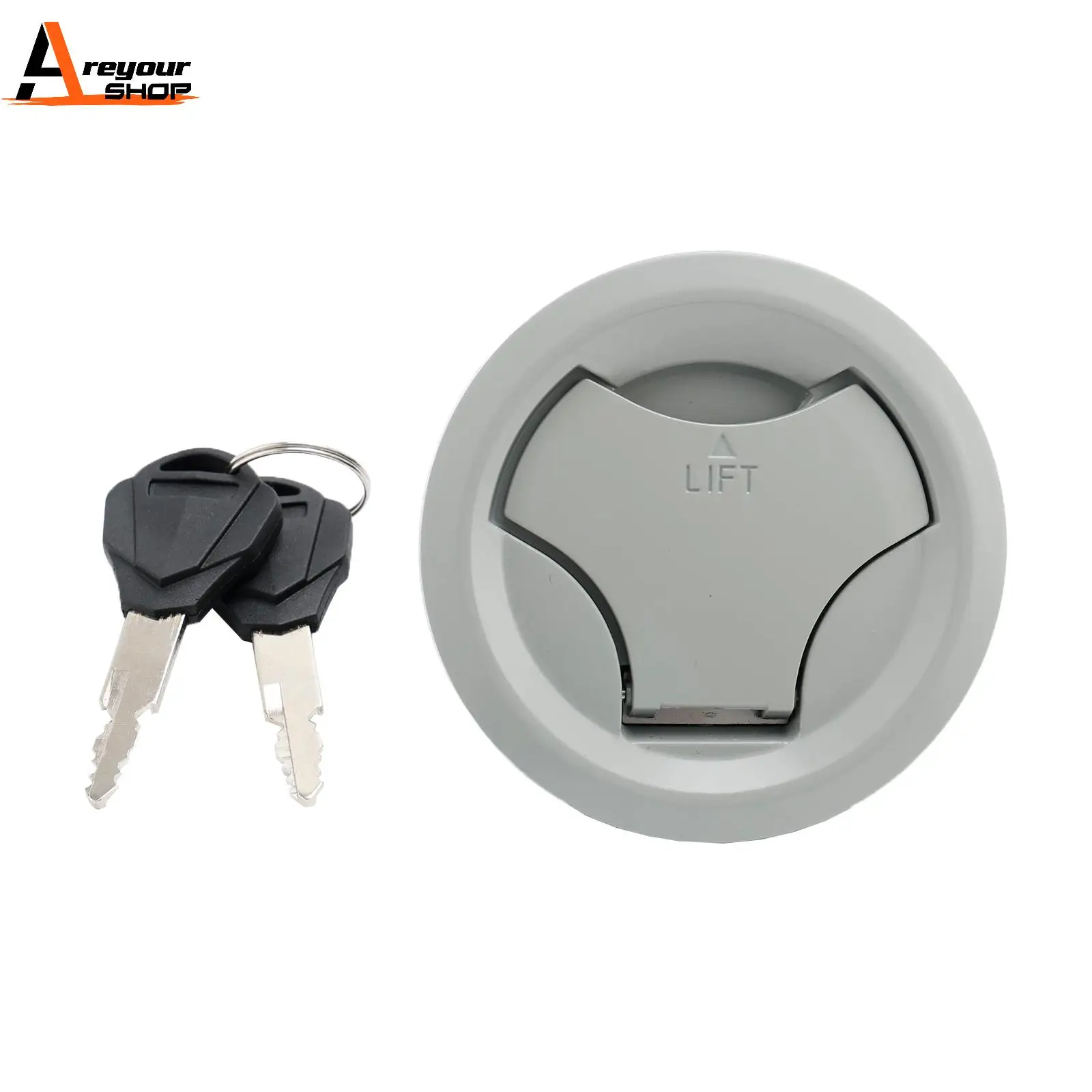 

Areyourshop Petrol Fuel Tank Cap Lock & Keys For Yamaha WR 125 R X WR125R WR125X 2009 2010 2011 2012 2013 2014