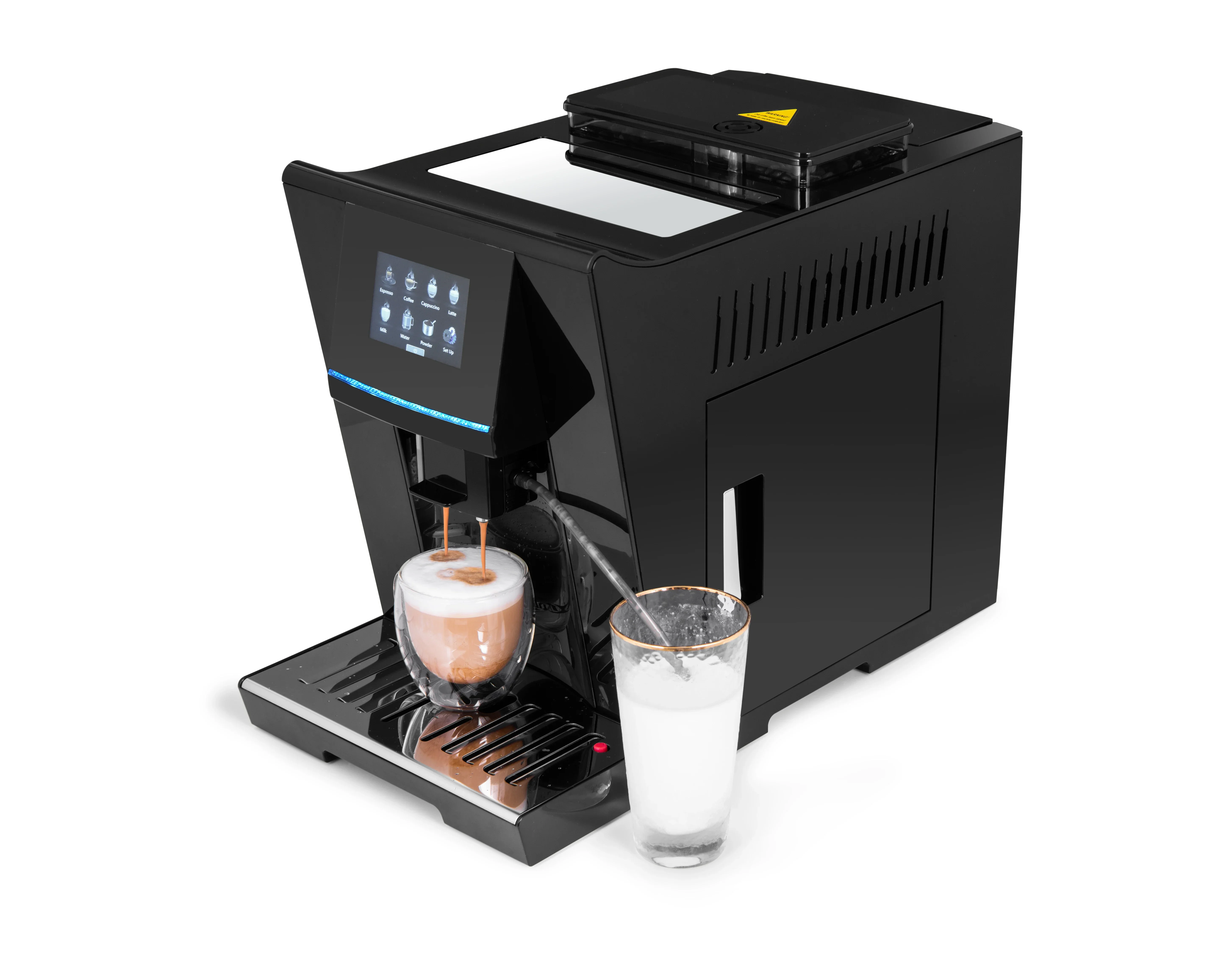

Design 3D UI Automatic Bean To Coffee Maker Machine