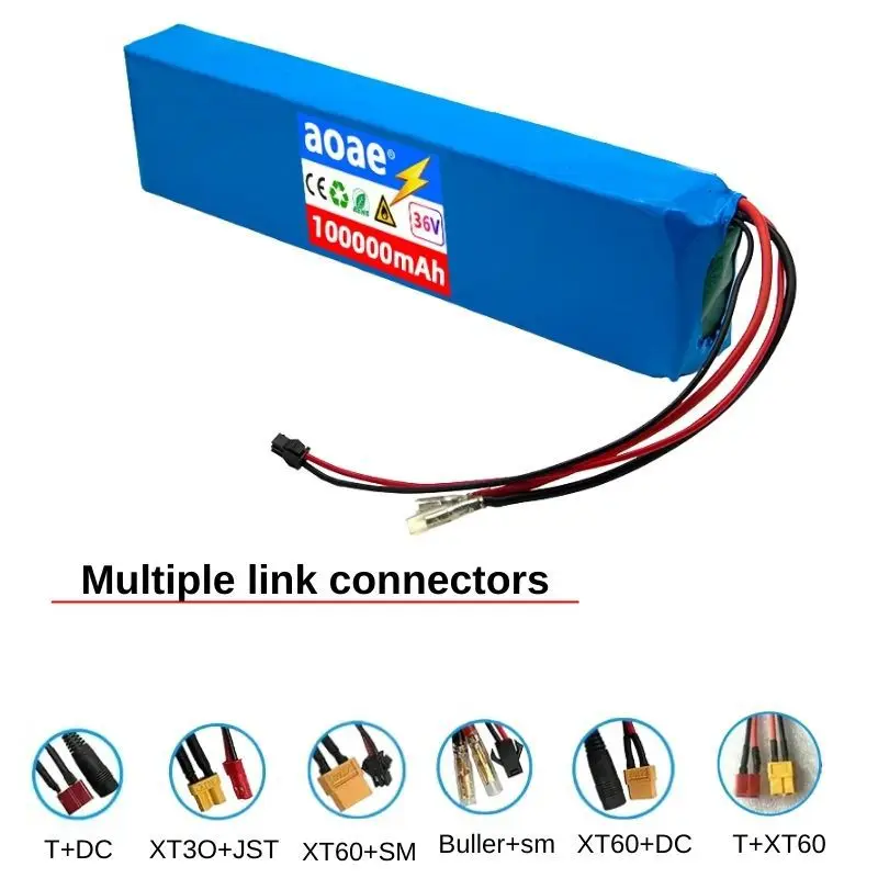 36V 100000Ah 10s3p 18650 Lithium Battery Pack for Citycoco Motorized Scooter Batteries Built in BMS