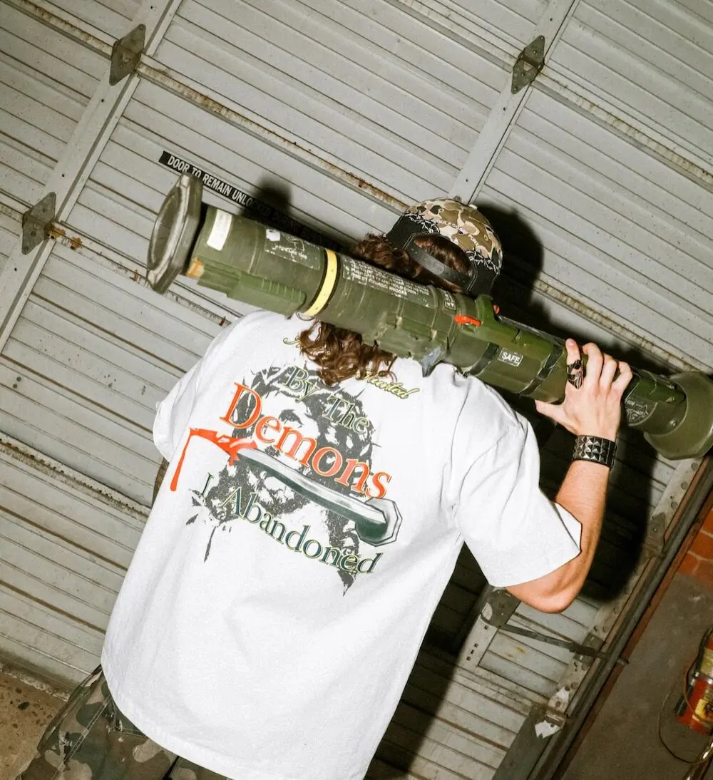 2026 new Grey Day Tour Merchandise - DUCKBOY Demons Pattern T-Shirt - Basic Style Fan Support Cultural T-Shirt